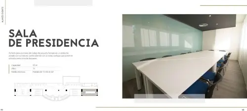 PLANO SALA DE PRESIDENCIA